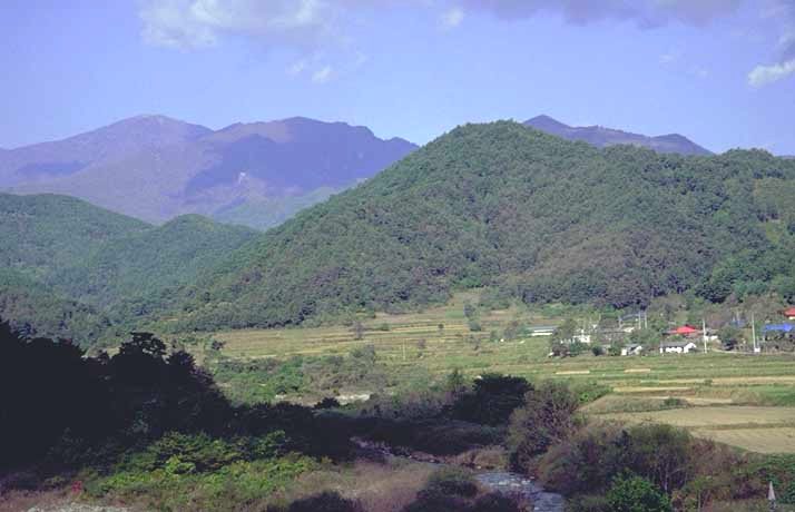 Der Berg Soraksan in Korea